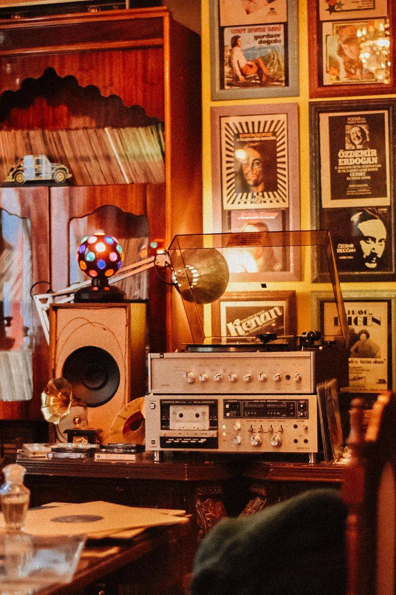 A Treasure Trove of Vinyl Records and Concert Memorabilia