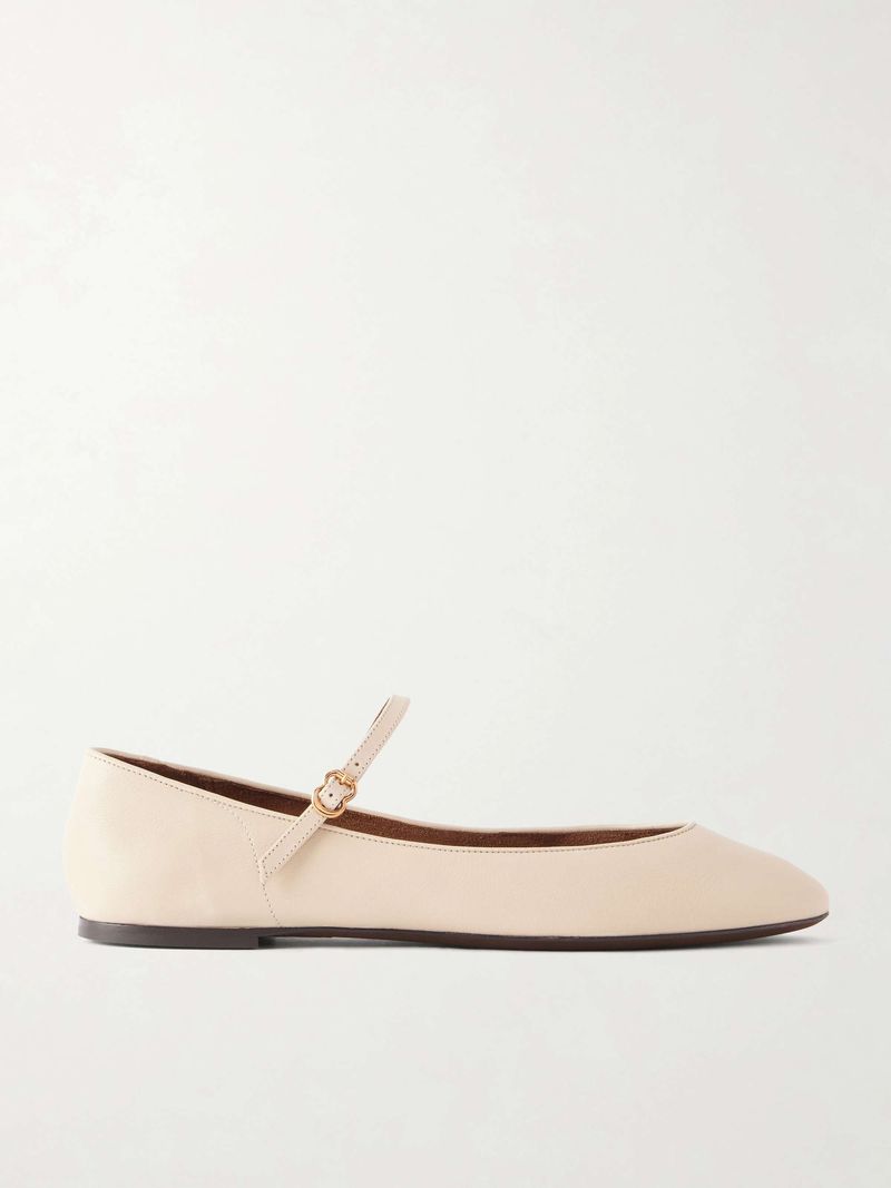Almond-Toe Ballet Flats