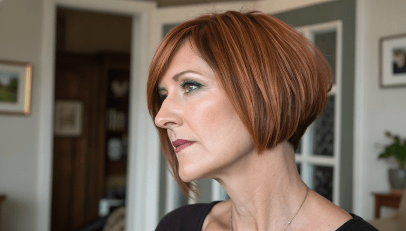 Asymmetrical Bob with Extreme Angle