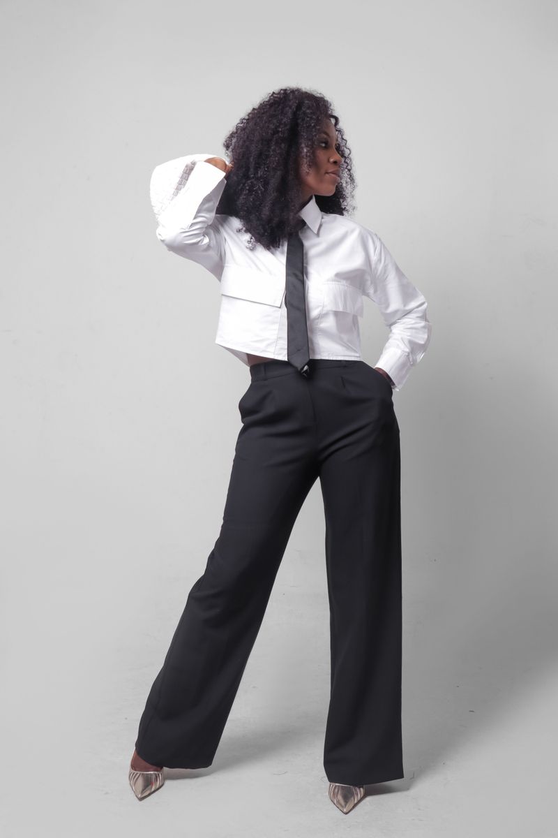 Black Tailored Trousers