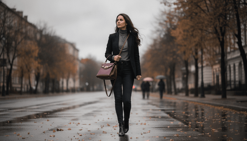 Burgundy, Charcoal Grey, and Black
