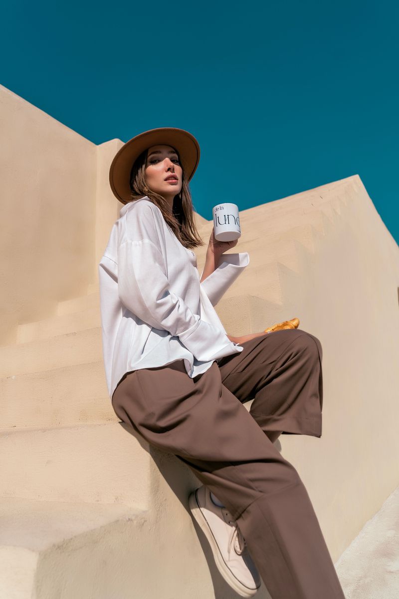 Chocolate-Brown Trousers