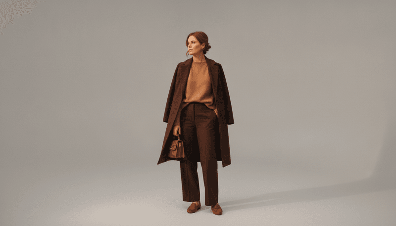 Chocolate Brown and Camel Layers