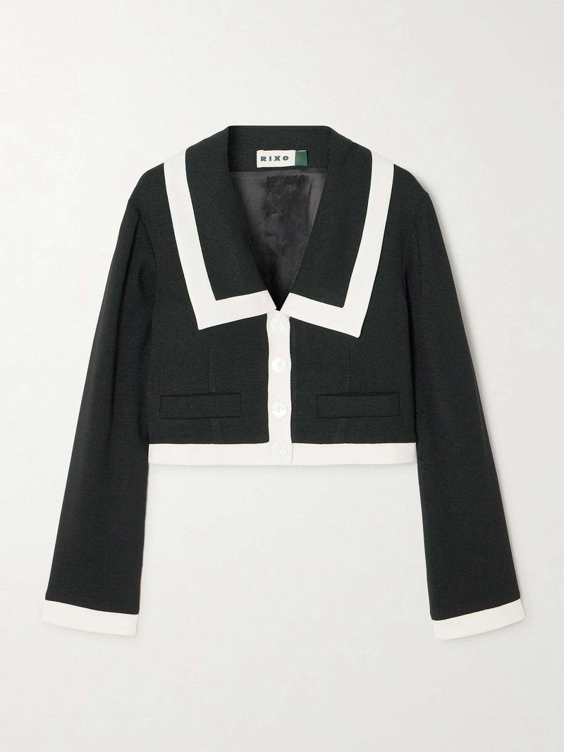 Classic Black Bouclé Jacket