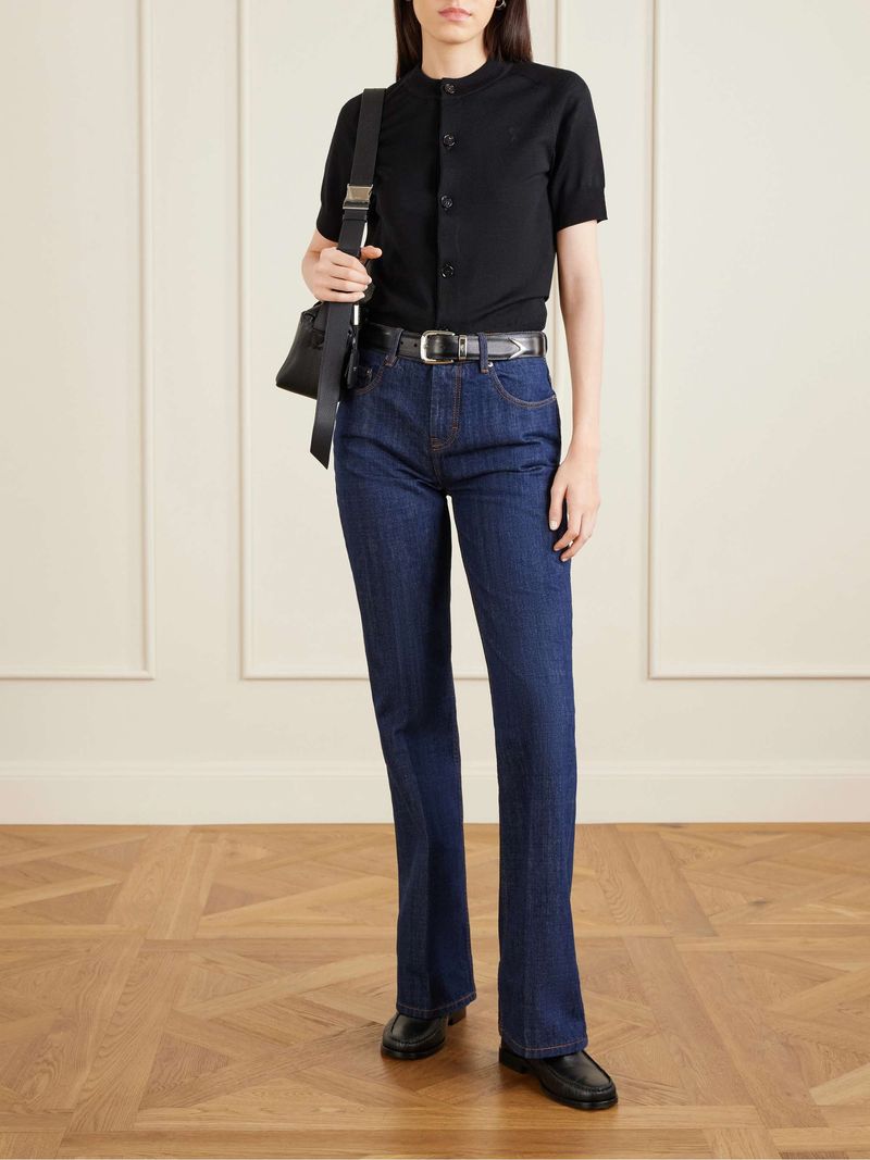 Clean Bootcut Jeans