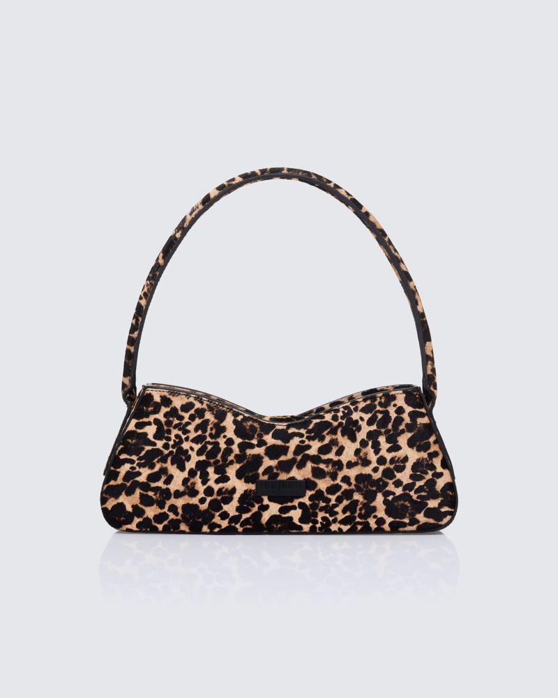 Finesse Icon Leopard 90s Shoulder Bag