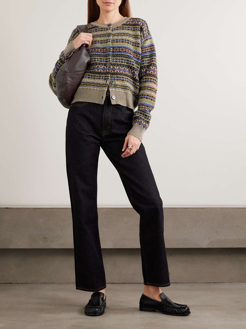 Generic Striped Sweater vs. Fair Isle Heritage-Pattern Knit
