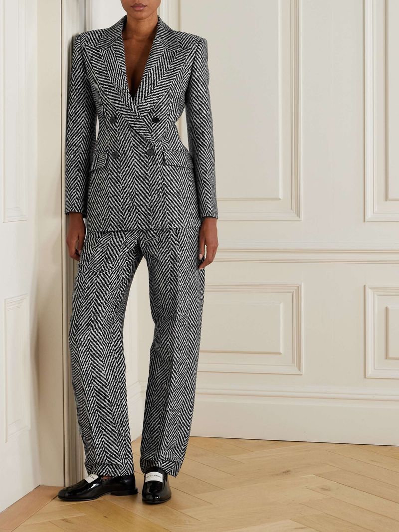 Givenchy Hourglass Tailored Wool Blazer