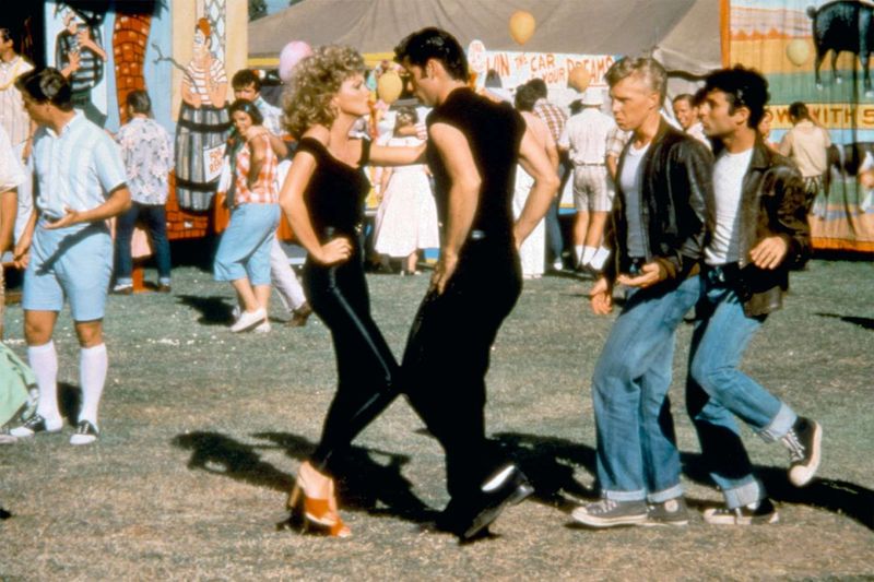 Grease (1978) - John Travolta, Olivia Newton-John and Cast