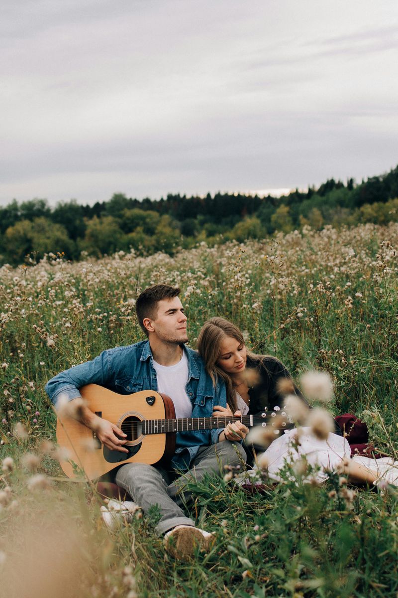 He Shares His Feelings Through Music