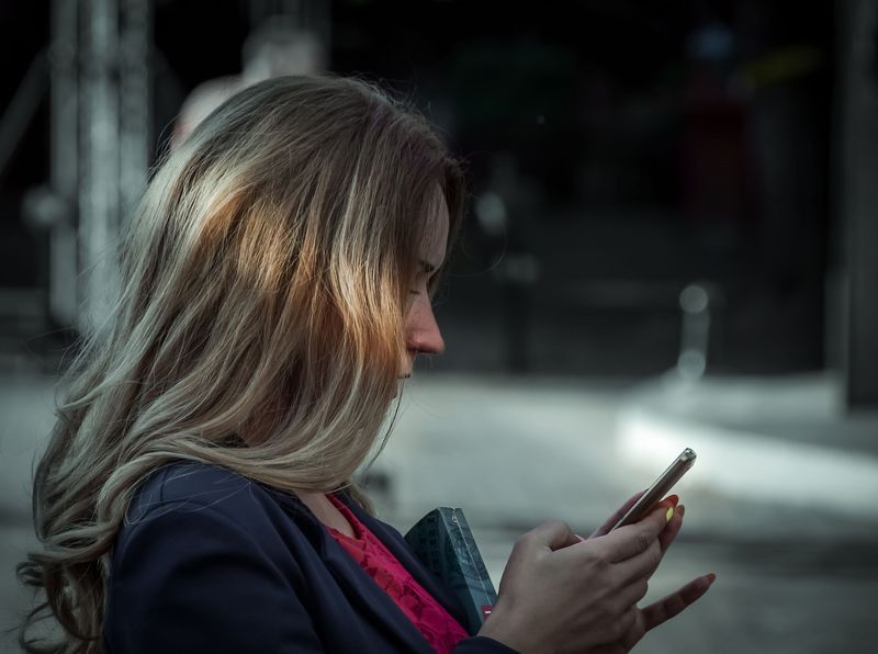 Her Phone Is Mostly Quiet Outside of Practical Messages