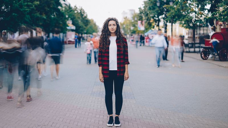 I feel invisible, even when I'm surrounded by people