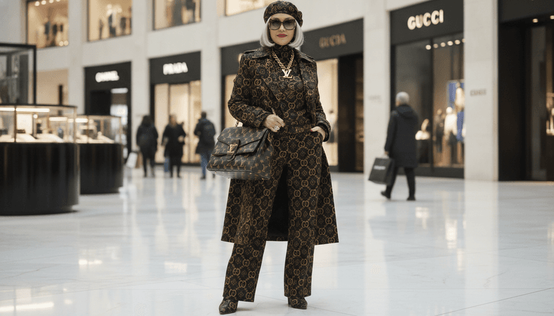 Logo-Heavy Designer Outfits