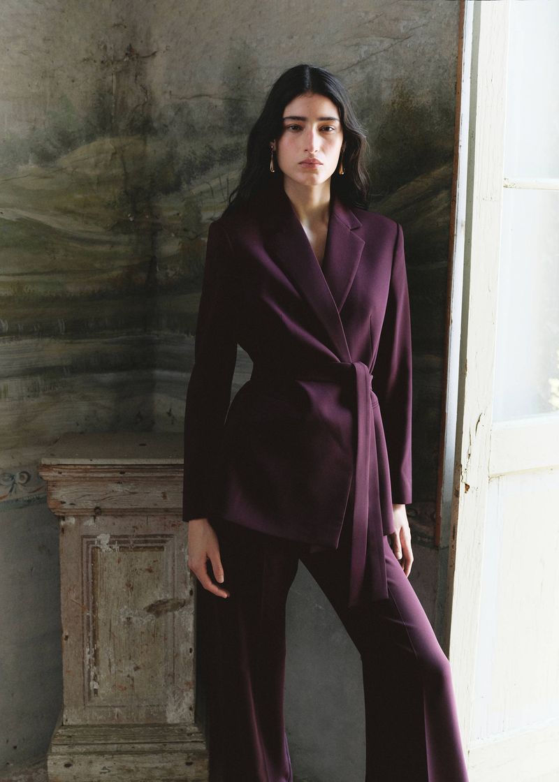 Mango Suit Fitted Blazer