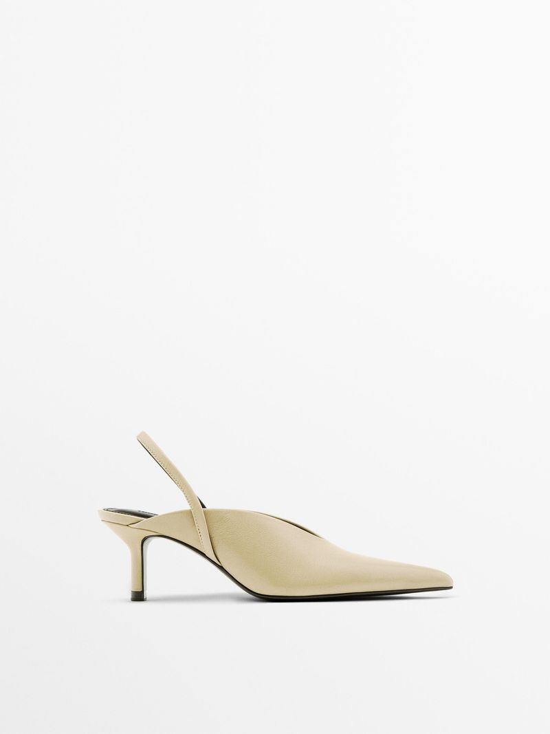 Massimo Dutti Slingback Heel Shoes