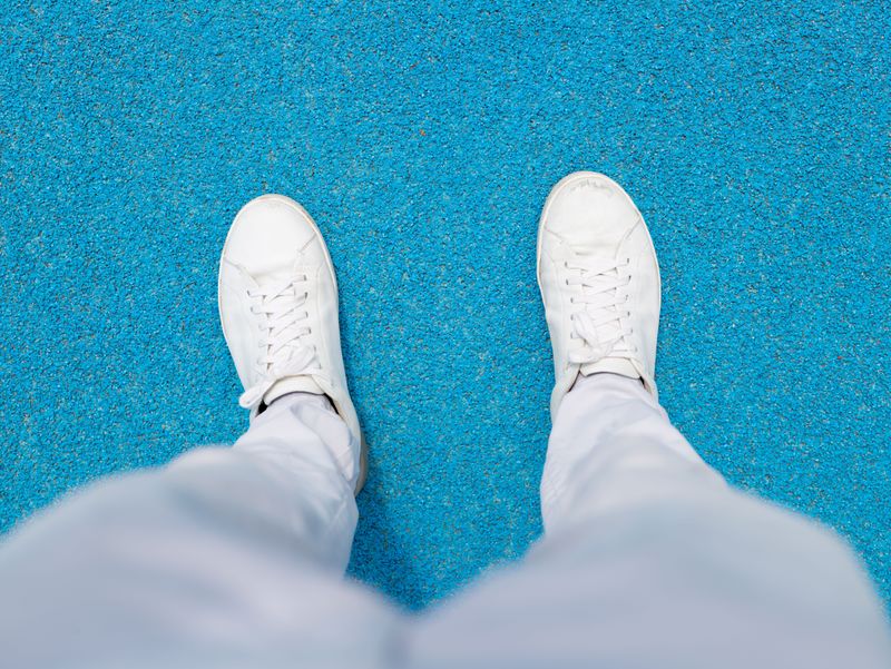 Minimalist White Leather Sneakers