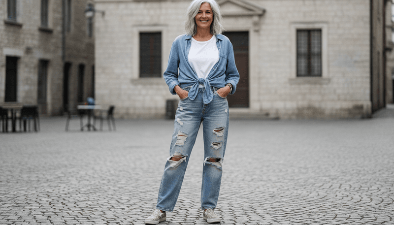 Overly Distressed Denim