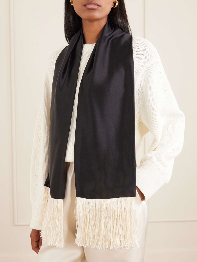 Oversized Silk Scarf