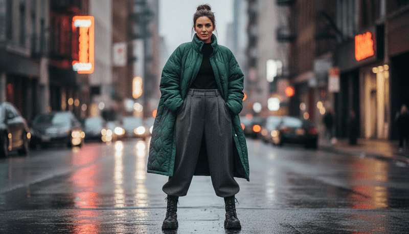 Piling Bulky Pieces Together Without Thinking About Silhouette