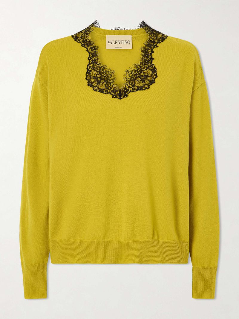 Plain V-Neck vs. Statement V-Neck with Contrast Trim