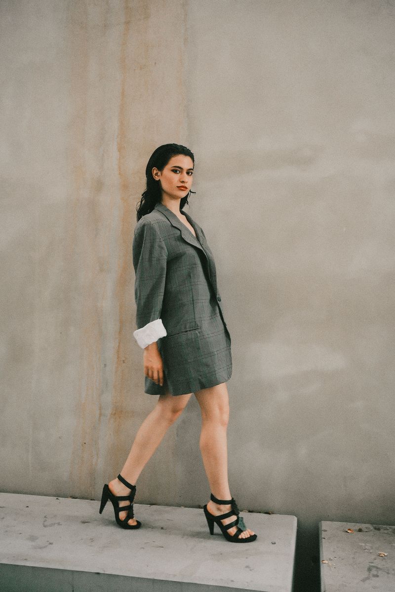 Power-Shoulder Blazers