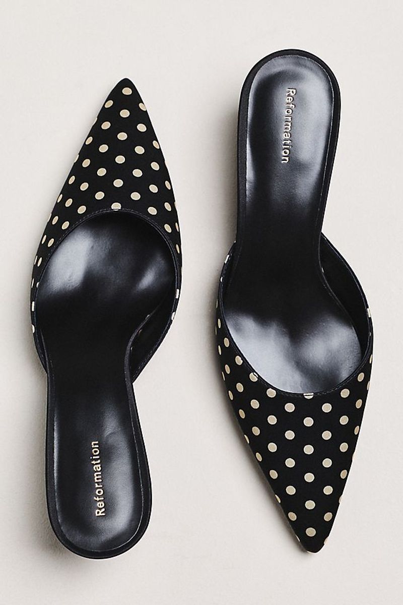 Reformation Wilda Kitten Mule