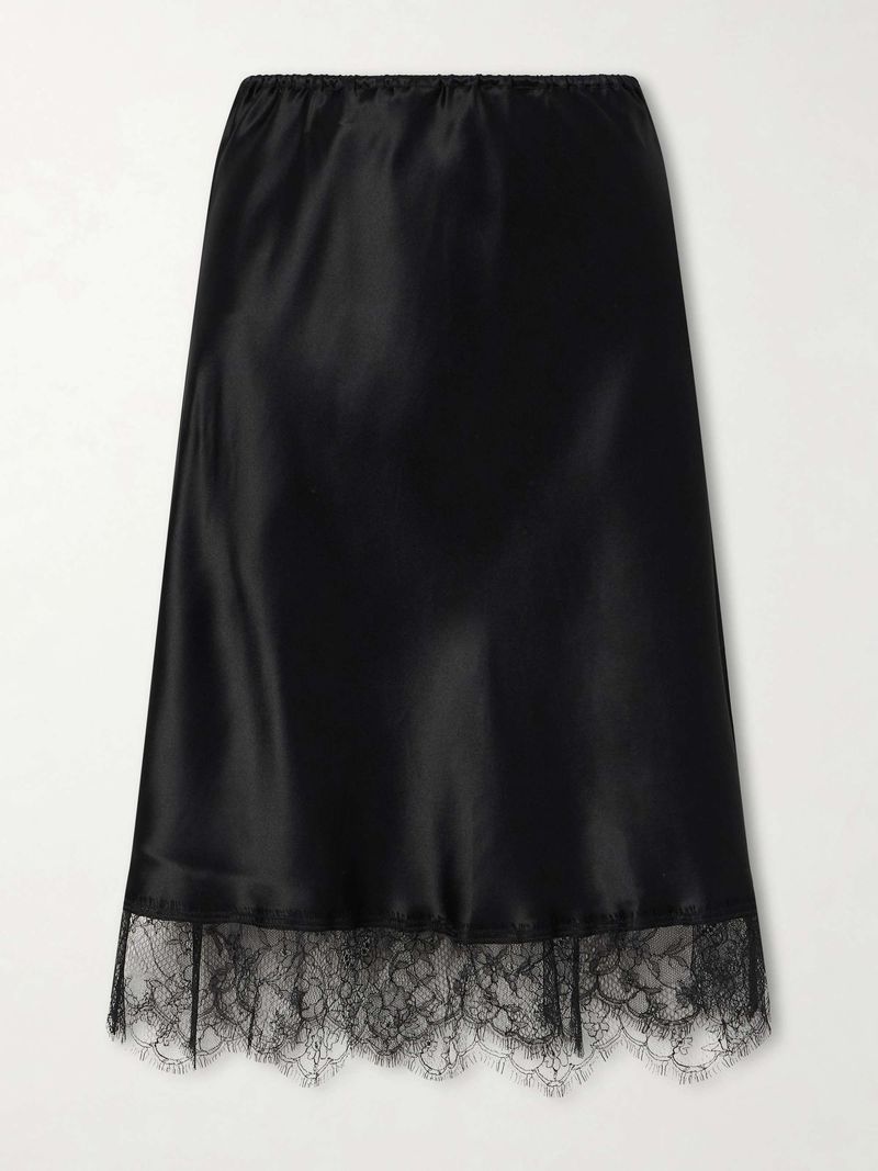 Satin Slip Skirt