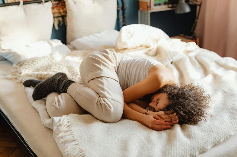 She Mentions Feeling Tired All the Time