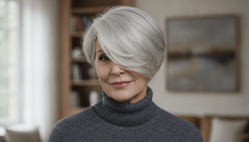 Side-Swept Pixie Bob