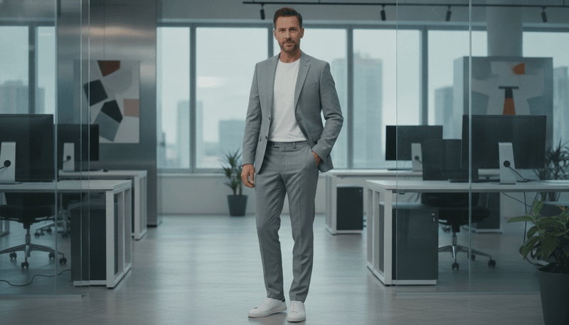 Sneakers + Suit