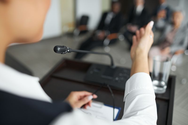 Speaking in Front of an Audience