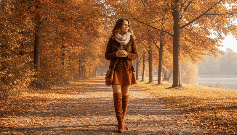 Suede-on-Suede Fall Styling