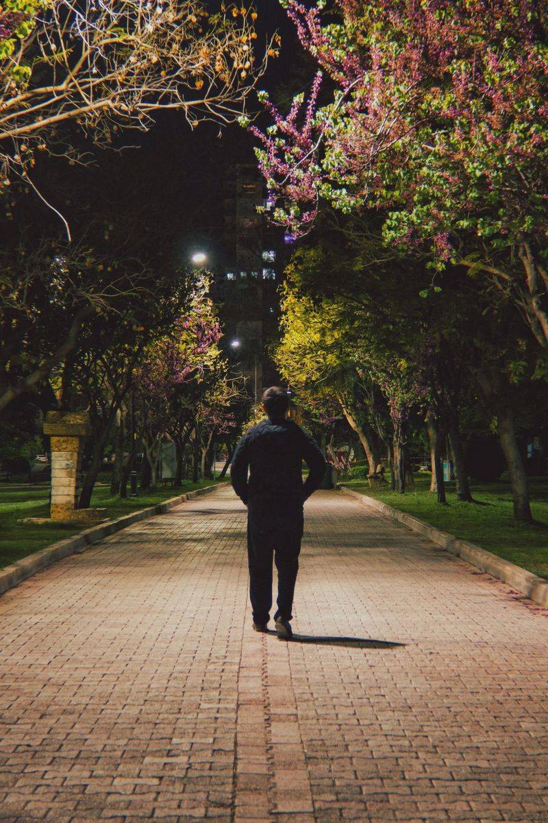 Taking peaceful walks