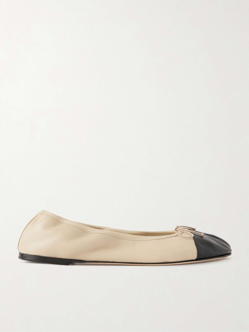 Two-Tone Ballet Flats