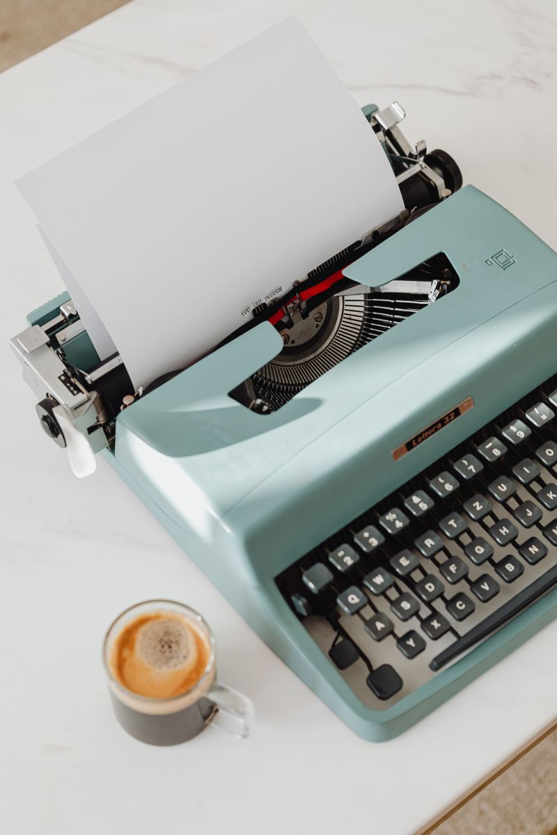 Typing on a Typewriter