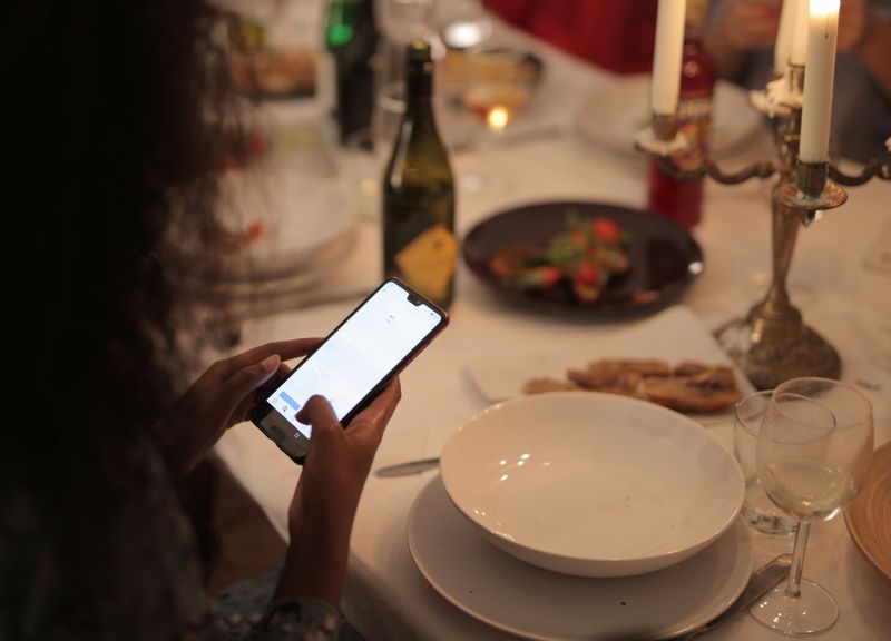 Using Your Phone Constantly at the Table