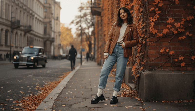 With Relaxed Denim