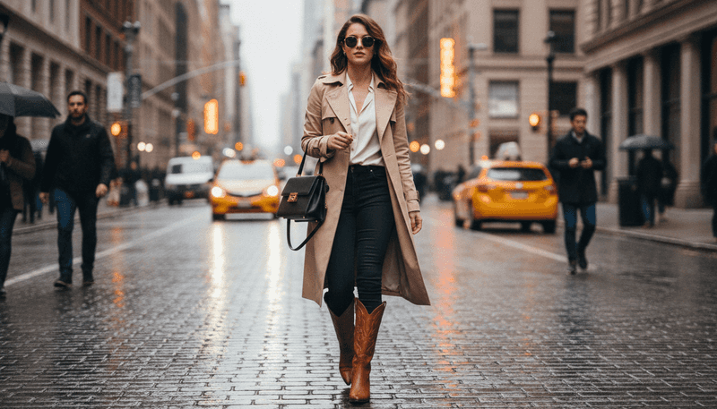 With a Trench Coat
