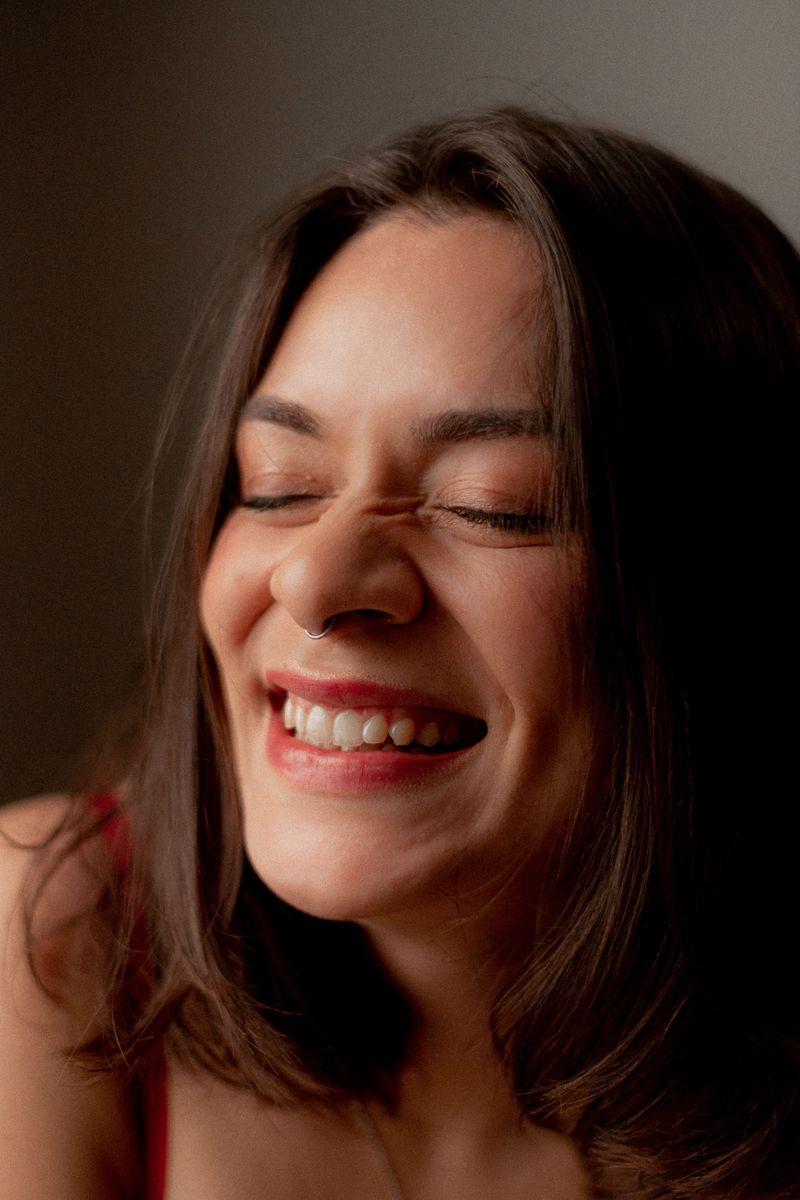 A Real, Unposed Smile