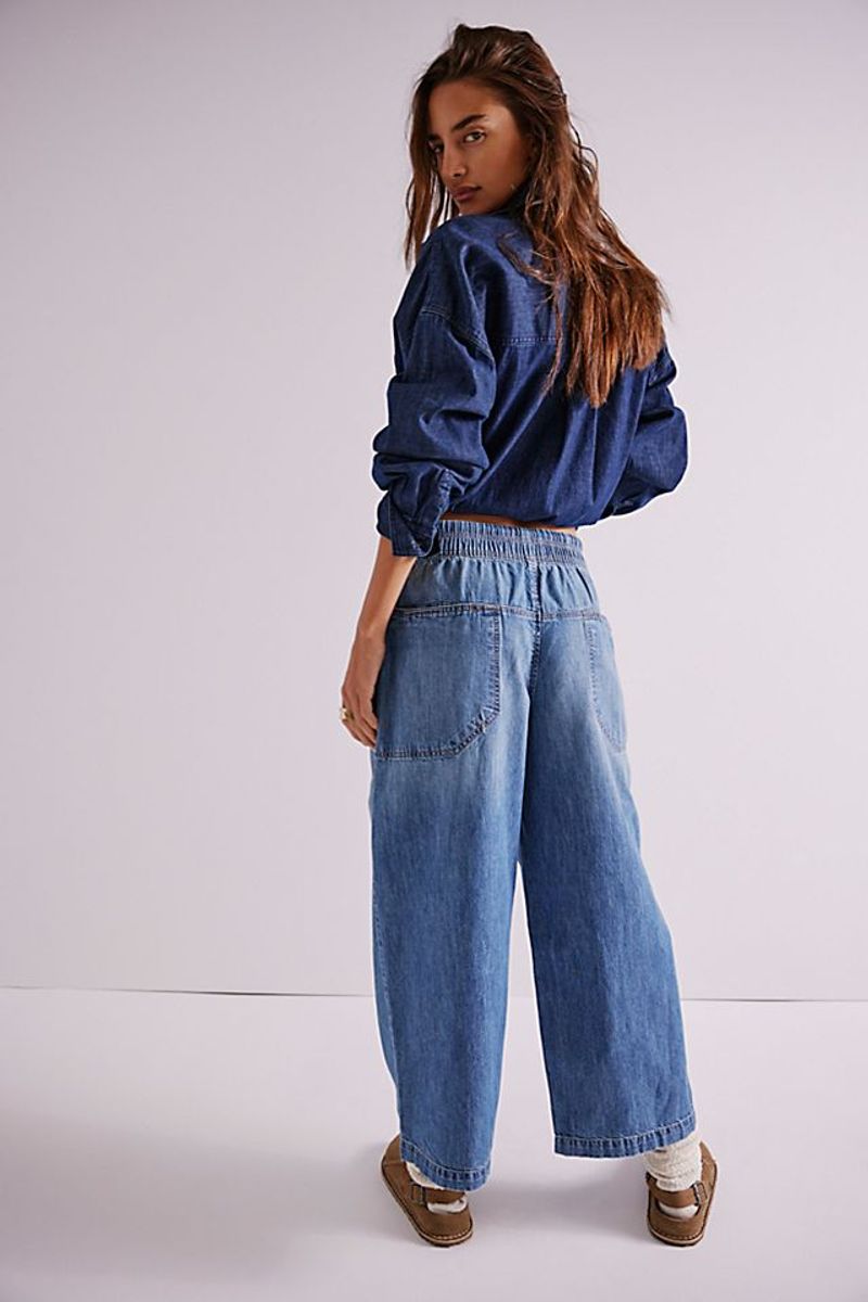 Free People Easy Peasy Pull-On Jeans