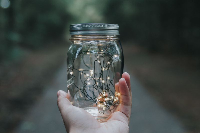 Glowing Ghost Jars
