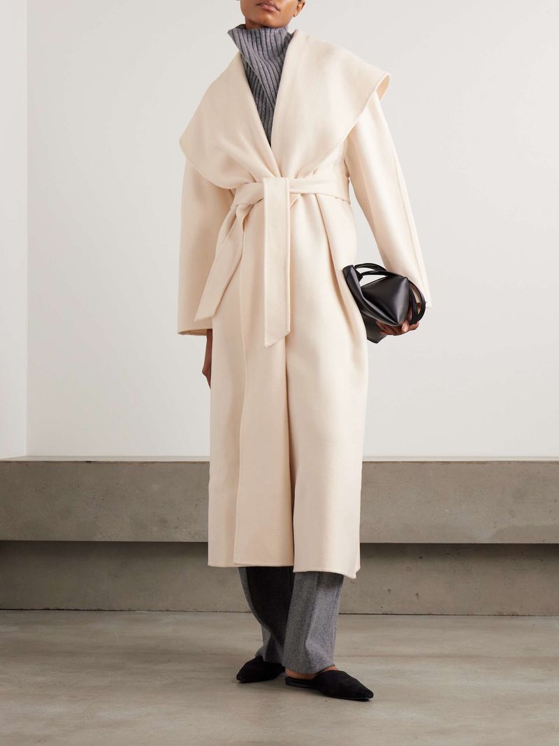 Long Wool or Cocoon Coat