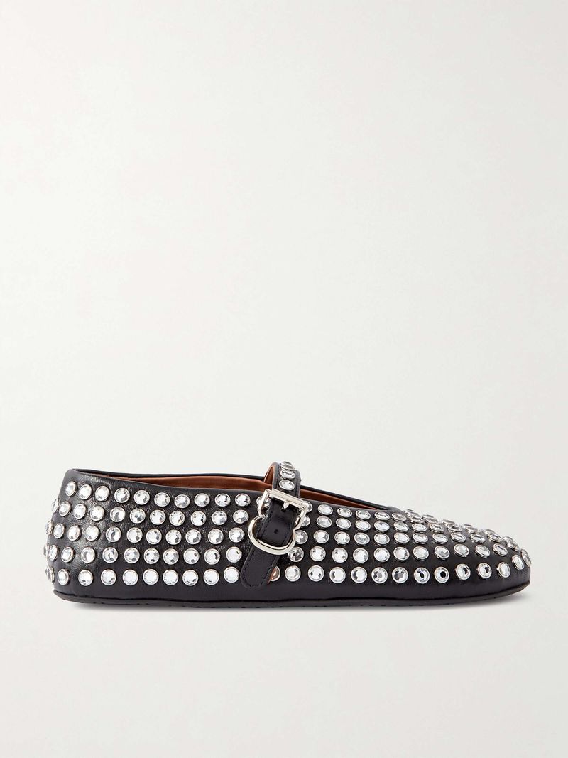 Metallic or Embellished Flats