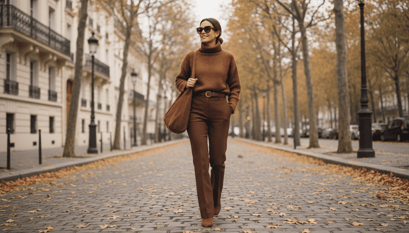 Monochrome Chocolate Brown