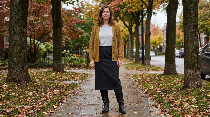 Mustard and Grey Balance
