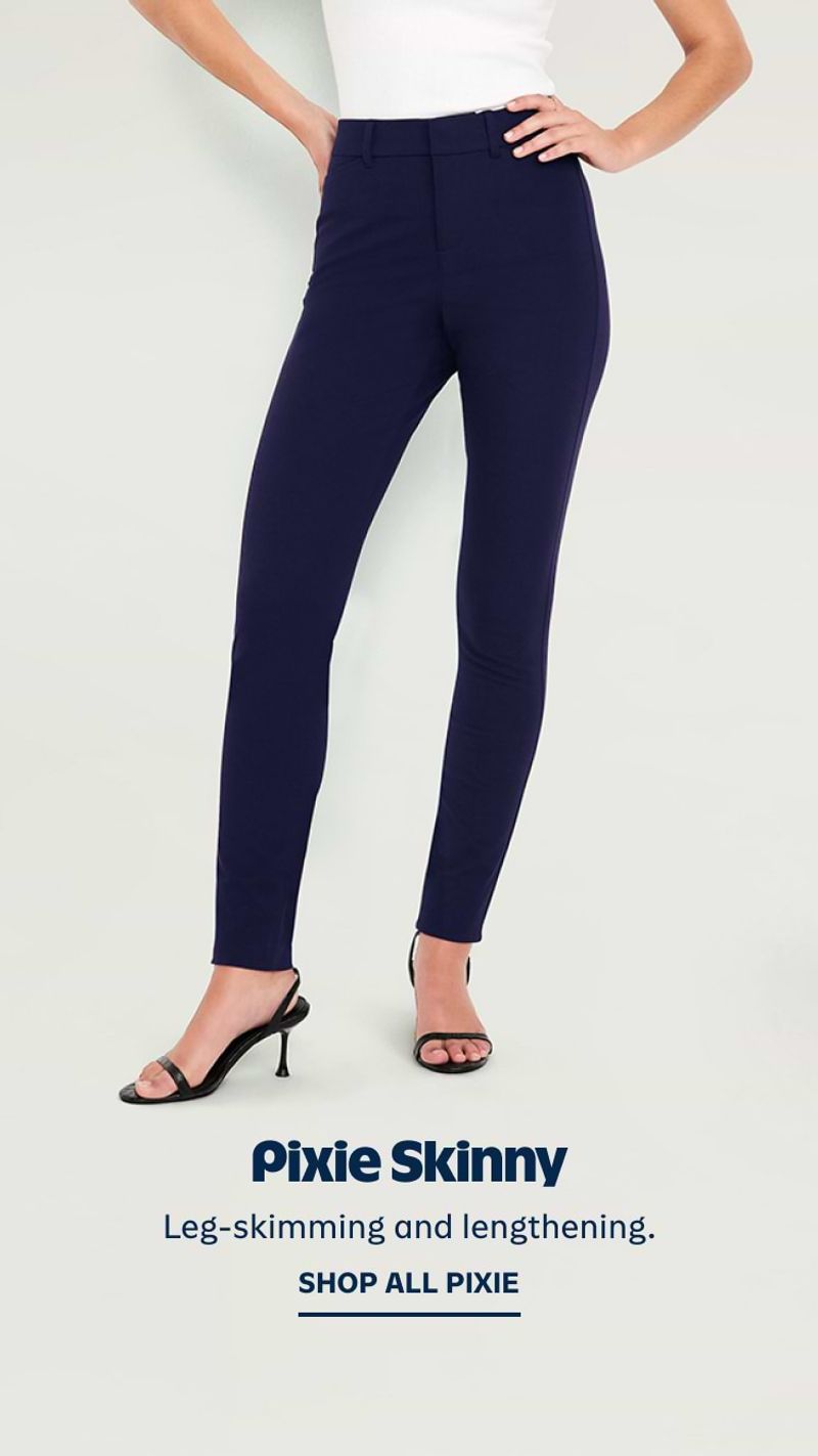 Old Navy Pixie High-Waisted Skinny Pants