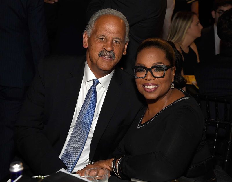 Oprah Winfrey and Stedman Graham
