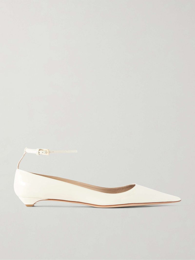 Pointed-Toe Ballet Flats