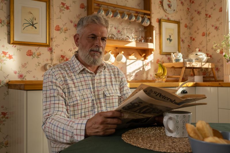 Reading the Sunday Newspaper