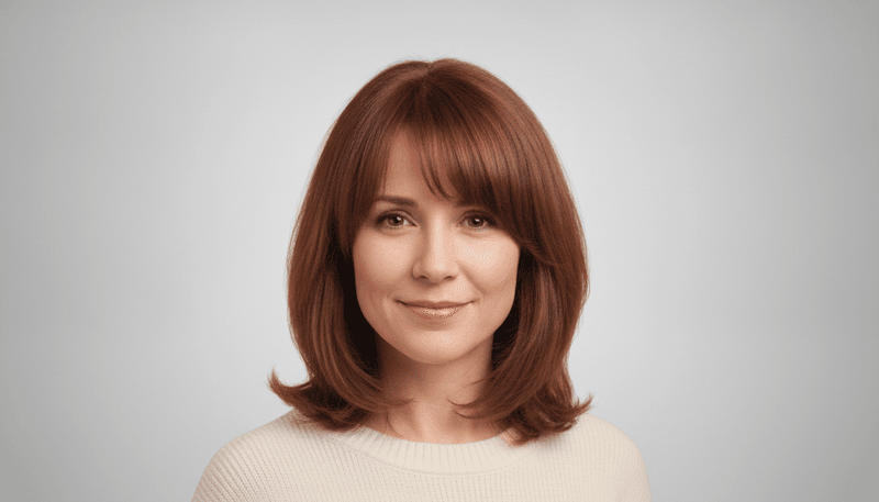 Rounded Layers With Side Bangs